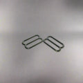 1 1/4" Nickel Double Strap Slide (ea)
