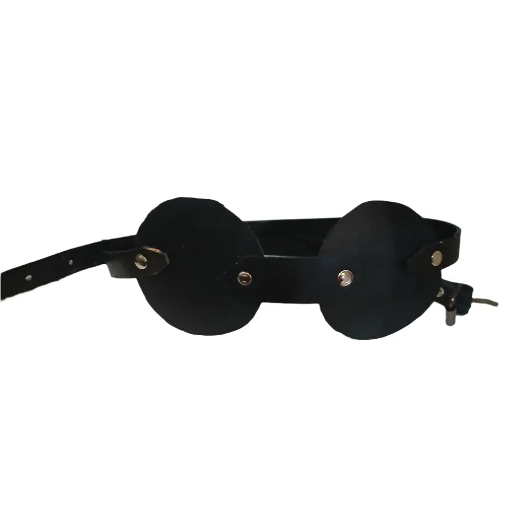 "STLW" Steampunk Inspired Leather Blindfold