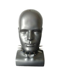 "STLW" 3/4" Leather Studded Collar 12 x 28mm Studs