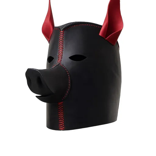 "STLW" Leather Wolfs Head