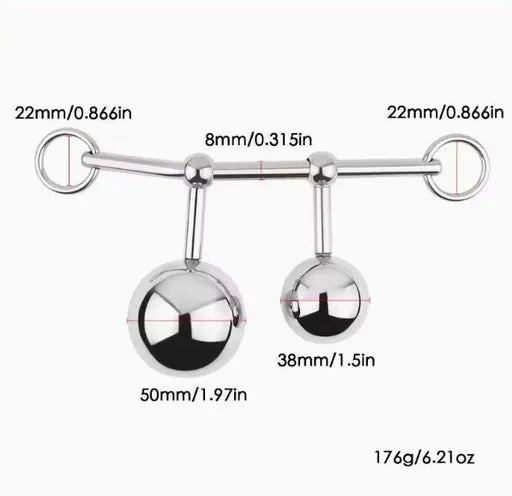 Double Ball Anal Hook
