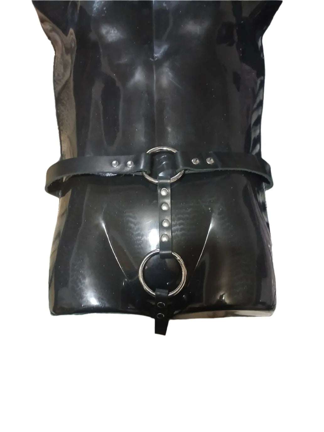 "STLW" Leather Chastity Harness