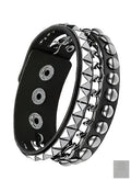 (IMP) Mixed-Up Faux Leather Wristband