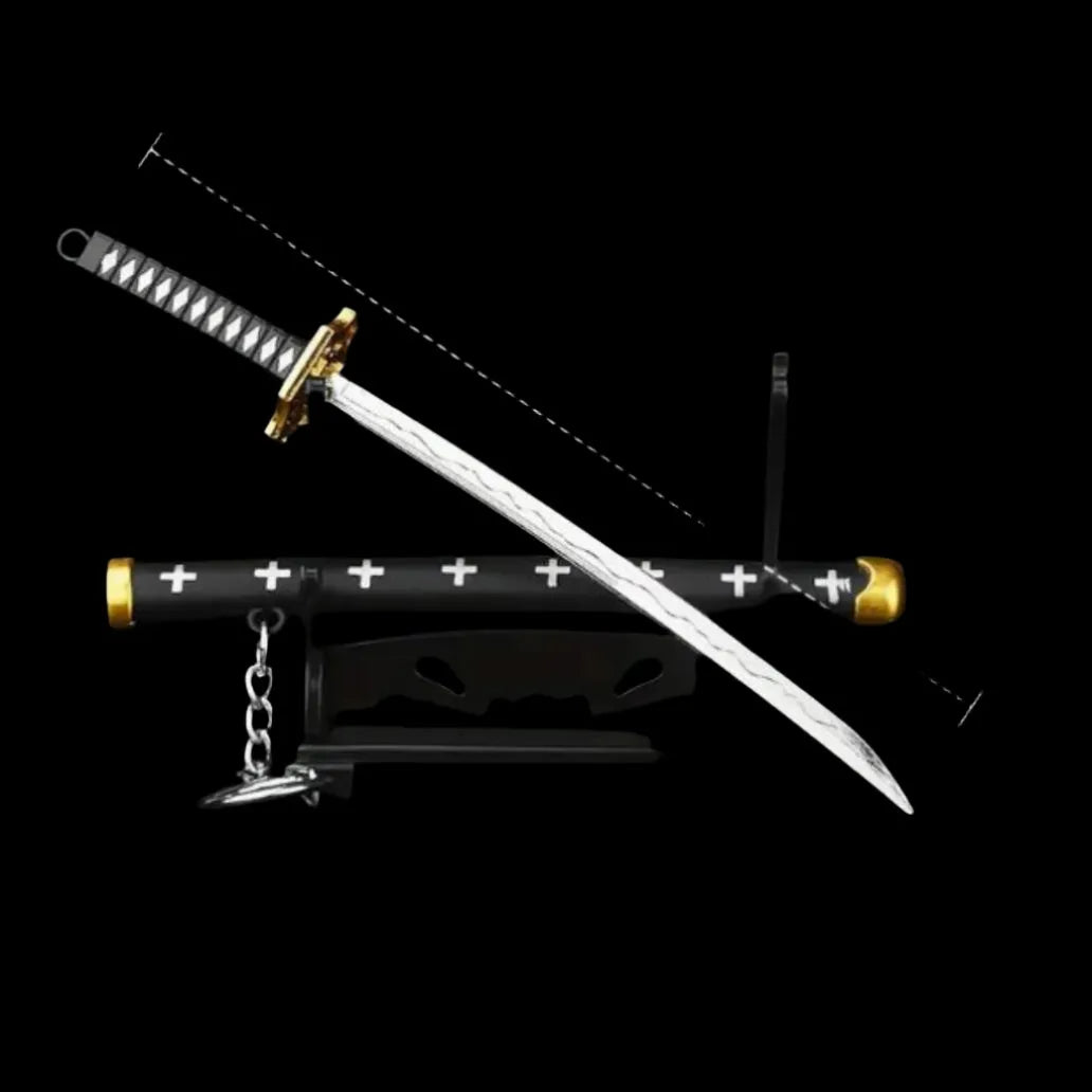 15cm Anime Inspired Sword - Black/White
