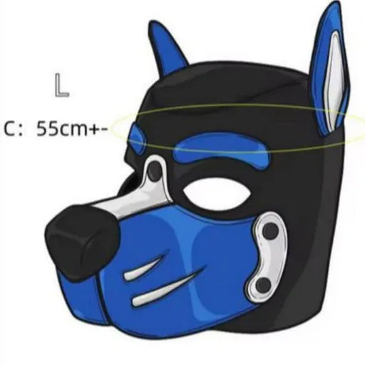 STLW x Furrjoi Polyester Unisex Full Face Dog Mask (XL)
