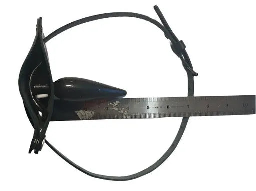 Gag with leather buckle strap to hold it