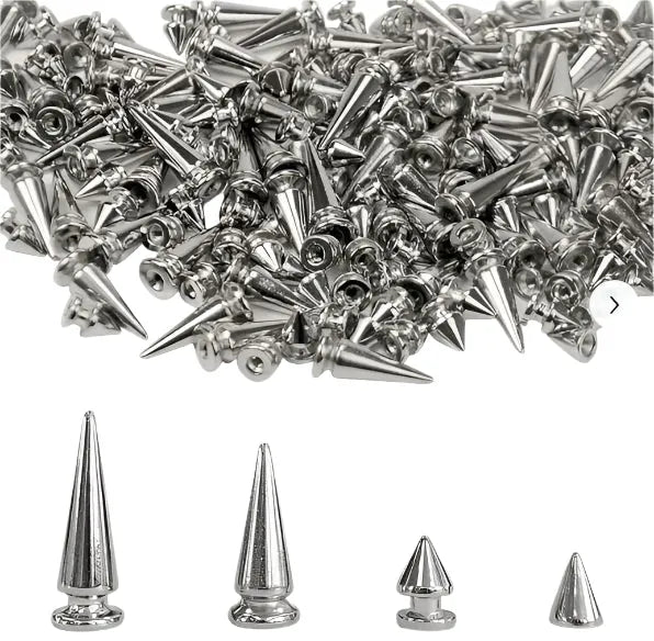 7mm Base x 12mm Concave Pyramid Stud (Pick your Color)