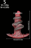 Silicone Conch Anal Plug w/Pointed Tip