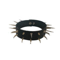 STLW 1 1/2" Leather Spike Collar (26)