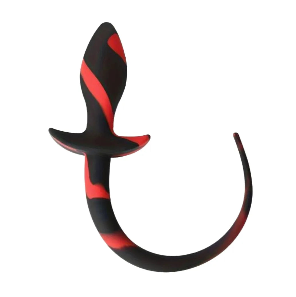 Silicone Dog Tail - Black/6 to Chose From