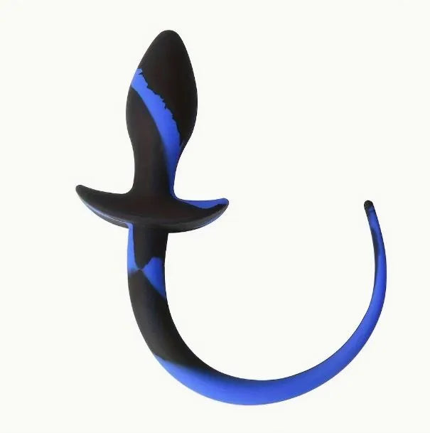 Silicone Dog Tail - Black/6 to Chose From