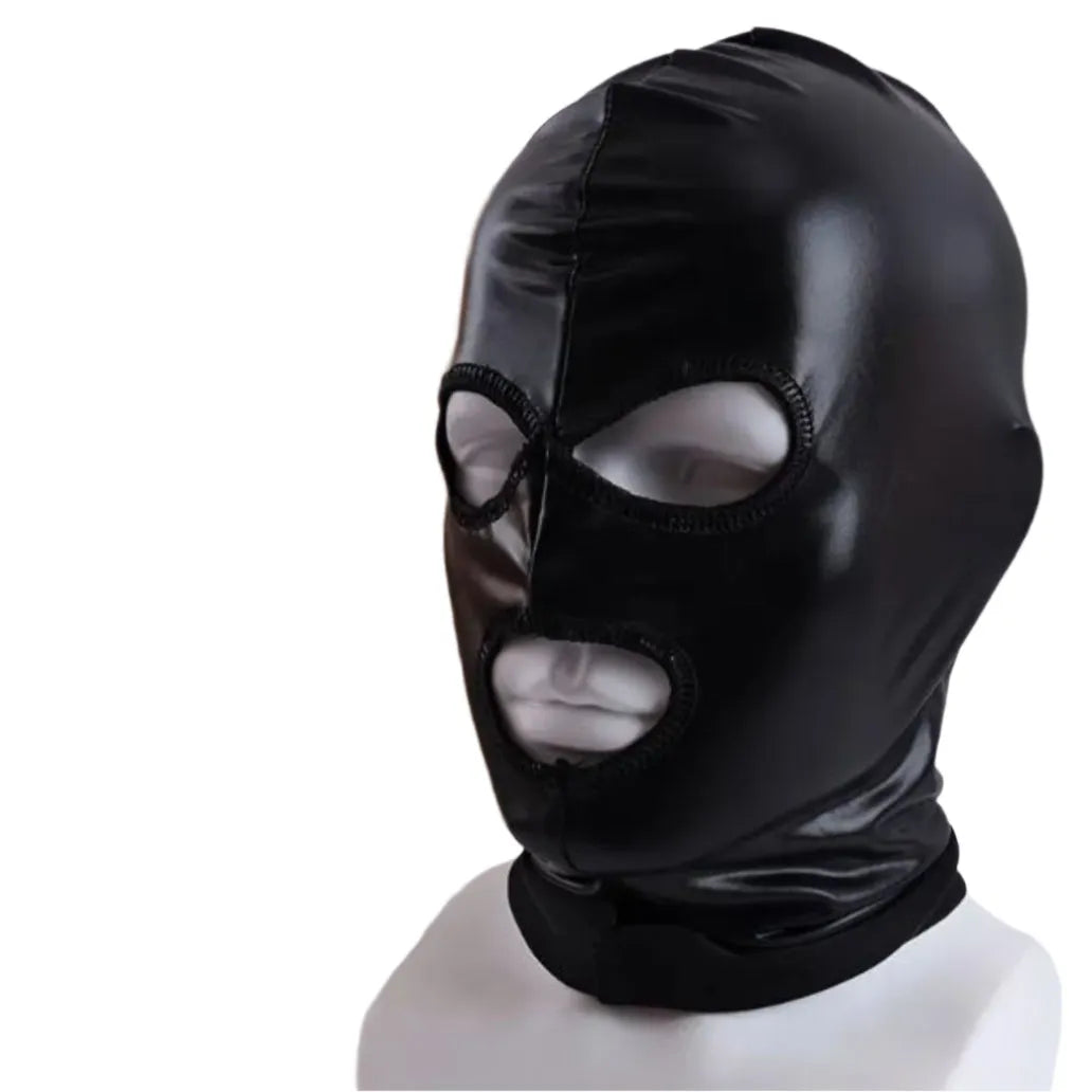 (IMP) Faux Leather Hood Eyes & Mouth