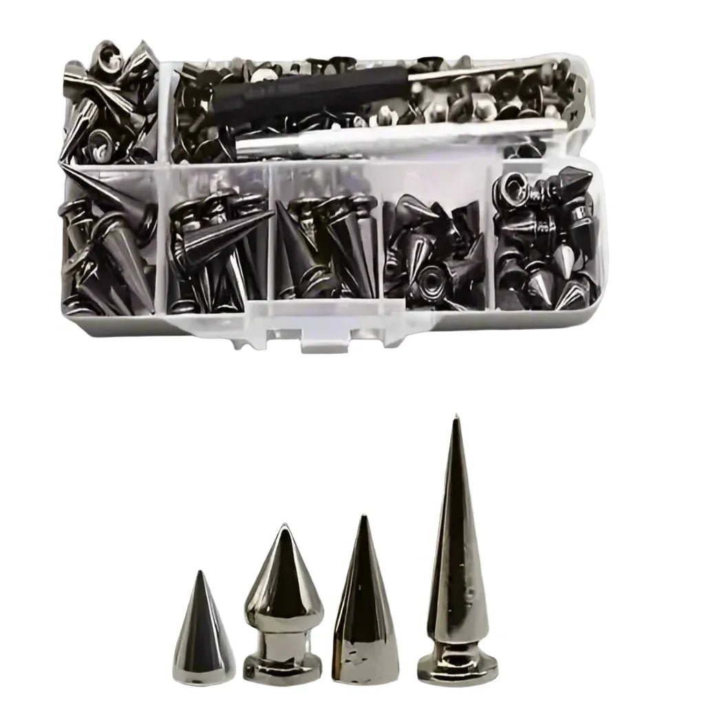 7mm Base x 12mm Concave Pyramid Stud (Pick your Color)
