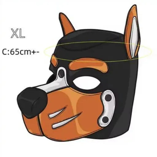 STLW x Furrjoi Polyester Unisex Full Face Dog Mask (XL)