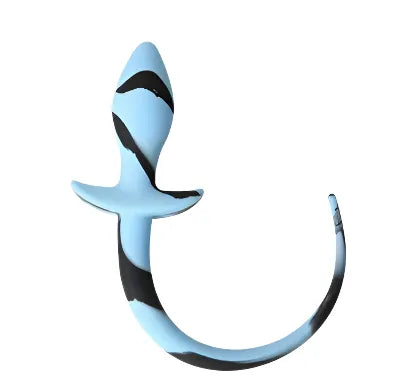 Silicone Dog Tail - Black/6 to Chose From