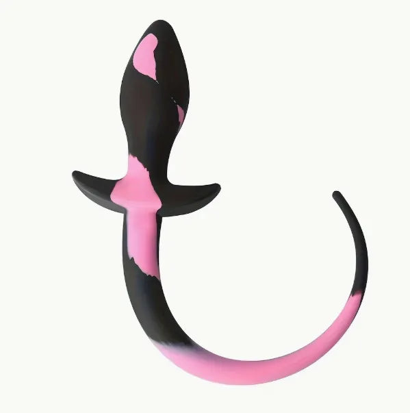 Silicone Dog Tail - Black/6 to Chose From