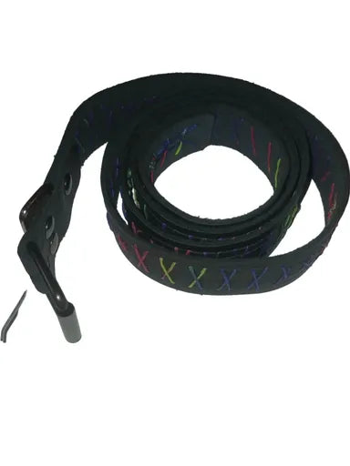 Leather "X" Belt
