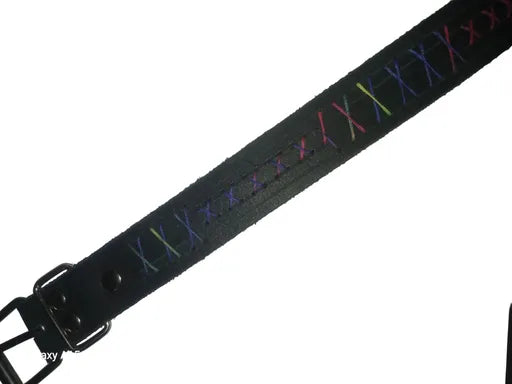 Leather "X" Belt