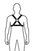 "STLW" Crux 4-Point Leather Harness