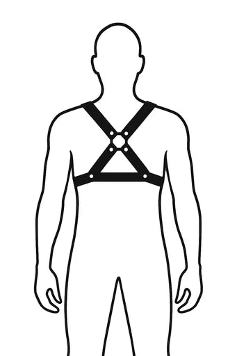 "STLW" Crux 4-Point Leather Harness
