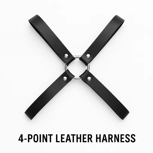 "STLW" Leather 4 Point Harness (Model NOT included)